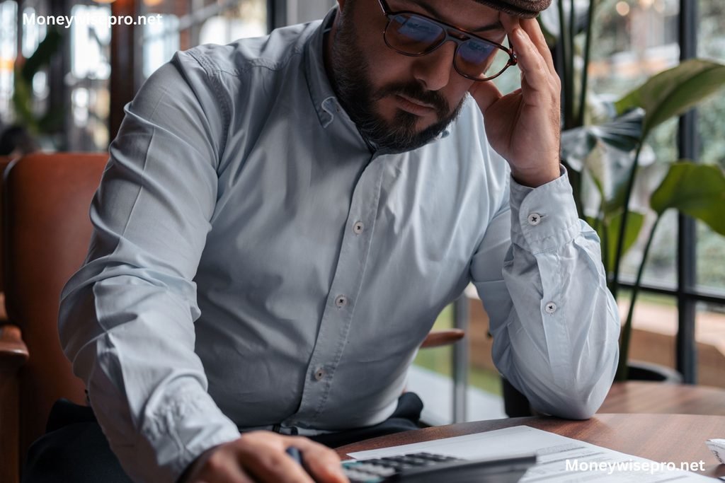 Man holding a doctor's letter next to a calculator while checking HSA paperwork