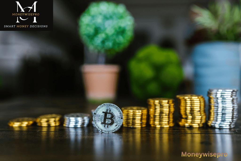 Coins stacked in increasing height symbolizing financial growth and savings accumulation