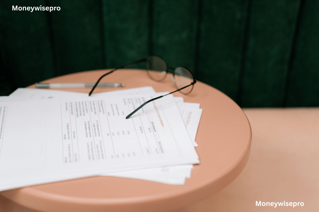  Eviction or foreclosure notice paperwork laid out on a table
