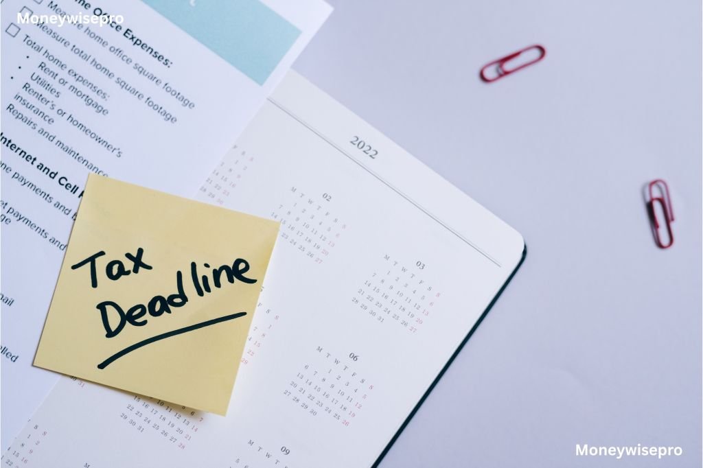 calendar page with a due date circled next to a stack of bills